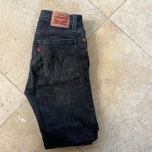 Levi Dark Gray “Wedgie Skinny” Jean